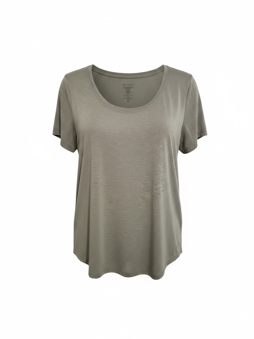 Athleta Scoop Neck Tee - Gray 3XL